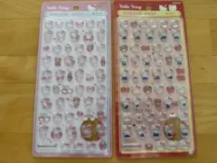 正規品　ボンボンドロップシール　サンリオmini キティ　2種セット