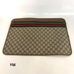 GUCCI グッチ ビンテージ クラッチバッグ GGスプリーム シェリーライン