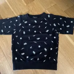 agnès b. 8 ans Tシャツ黒 星 雷