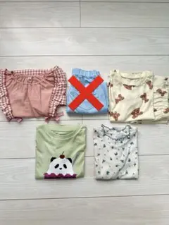 【まとめ売り】GU他 女の子 120cm 子供服4点セット＊試着のみ未使用品