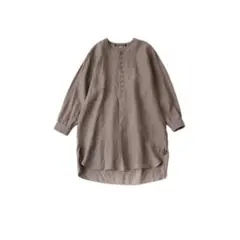 美品 ハバーサック Bshop リネン100ギャザーブラウス プルオーバーシャツ 美品 ハバーサック Bshop リネン100ギャザーブラウス プルオーバー