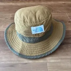 【美品】THE NORTH FACE ハット 帽子 キッズ　アウトドア ベージュ