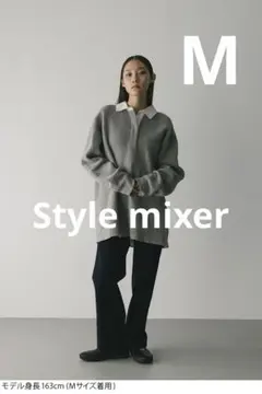 新品未使用】STYLEMIXER ルーズニットオールインワン グレー M - メルカリ