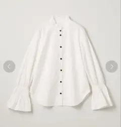 ＜EMMEL REFINES＞EM ハイショクボタン ソデタック シャツのサムネイル