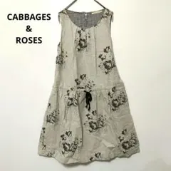 ワンピース ノースリーブ キャベジズアンドローゼズ CABBAGES&ROSES ノースリーブワンピース HOLIDAY｜クロスプラス公式通販サイト SOUK LE ワンピース