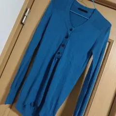 moussy 青いボタン付き長袖　カットソー　サイズ1