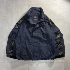 90s O'NEILL テック ナイロンジャケット カモフラ紺SゴープコアY2K