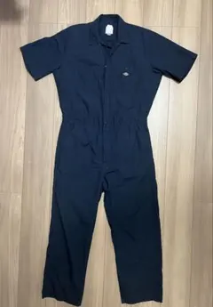 ディッキーズネイビー 半袖オーバーオール