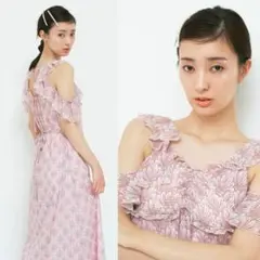 SNIDEL HOME♡シフォン　フロー　ワンピースのサムネイル