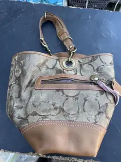 COACH バッグ ブラウン/ベージュ