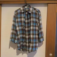green label relaxing チェック柄 長袖シャツ Sのサムネイル