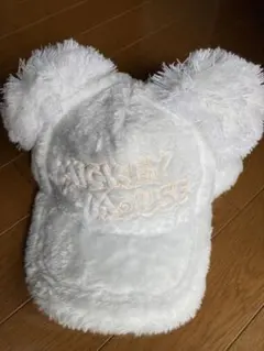 ディズニー キャップ モコモコ ミッキー 被り物