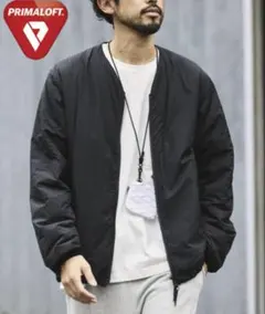 ★フリークスストア購入ハイロフトジャケット プリマロフト ノーカラー