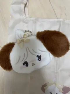 【mikko】エコバッグ入り顔型ポーチ ポップアップストア【スフレ】