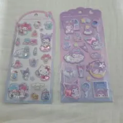 匿名配送　サンリオ クロミ　ジュエルマシュマロステッカーズ　セット