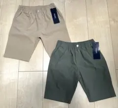 【新品】キッズ ハーフパンツ ショートパンツ ズボン 120 半ズボン 2枚