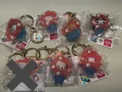 【シナモロール以外】サンリオ ミャクミャクなりきりマスコット クリア 6点セット