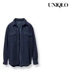 UNIQLO ネイビー コーデュロイ長袖シャツL
