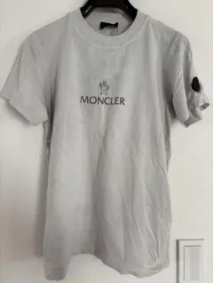 MONCLERモンクレール Tシャツ ラバーワッペン センターロゴ S