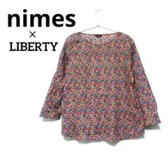 NIMES✕LIBERTY ニーム リバティ 別注 ブラウス 美品 フラワー