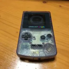 ニンテンドー　ゲームボーイ　ゲームボーイカラー　携帯用ゲーム本体　クリアパープル