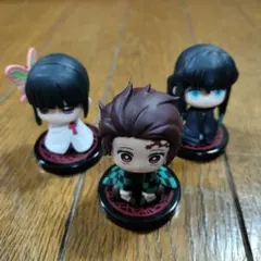鬼滅の刃 ミニフィギュア 座らせ隊 3体セット