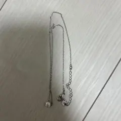 プラチナ ドロップモチーフ ネックレス Pt850 1.6g - メルカリ