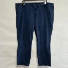 オールドネイビー チノパン アンクル 紺 3XL 綿 ビッグサイズ お出かけのサムネイル