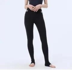 美品　SUKALA スカーラ　サイドベルトトレンカレギンス　Ｓ　ブラック