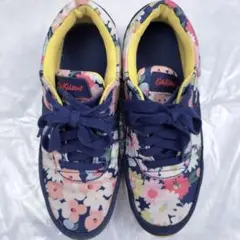 Cath Kidston 花柄 スニーカー ネイビーのサムネイル