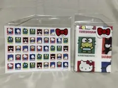 新品未開封◎3COINS サンリオキャラクターズ 切手風シール ハンカチ