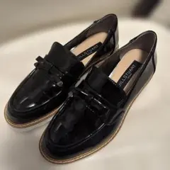 JILL STUART ブラックローファー22cm