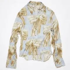 Acne Studios リボンプリントシャツのサムネイル