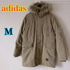 adidas originals フード付きダウンジャケット M ベージュ