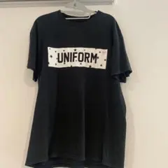 uniform experiment Tシャツ ブラックのサムネイル