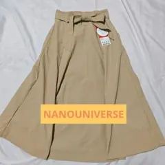 NANOUNIVERSE　ナノユニバース　撥水加工 フレアスカート 新品未使用