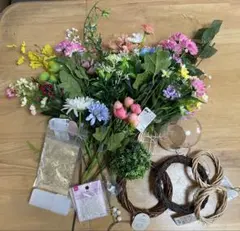 造花・リース・装飾材料セット