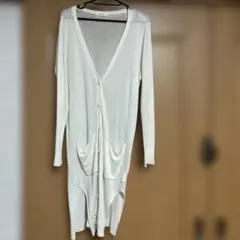 セポ　薄手ロングカーディガン