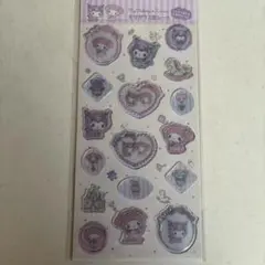 サンリオ公式　マイメロ&クロミすりガラス風シール