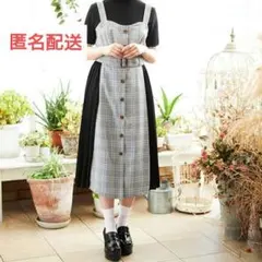 INGNI ベルト付きジャンバースカート