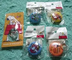 スヌーピー　まんまるライトキーホルダー