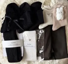 ソックス6点 レッグウォーマー1点 タイツ2点おまけ 合計9点セット