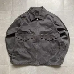 ブルゾンジャケット 短丈 チャコールグレー アメカジ シティボーイ ミリタリー