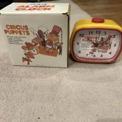 新品　PEZ サーカスパペット アラーム時計