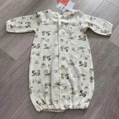 【新品未使用】スヌーピー 総柄 ツーウェイドレスオール 50-70