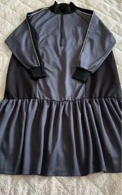 forksy. フォルクシー ハーフジップライン配色トラックジャージワンピース