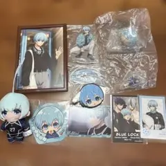 ブルーロック 氷織羊　グッズまとめ売り9点　ぬい　フィギュア　ヘアピン　アクスタ