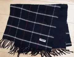 【美品】renoma レノマ　マフラー　黒