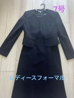 値下げ　冠婚葬祭　ワンピース　ジャケット　セット　黒　7号　フォーマル
