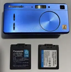 Panasonic LUMIX DMC F1 本体 ブルー バッテリー2個付きのサムネイル